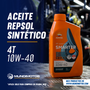 Aceite repsol 10W40 4T sintetico original - Mundimotos